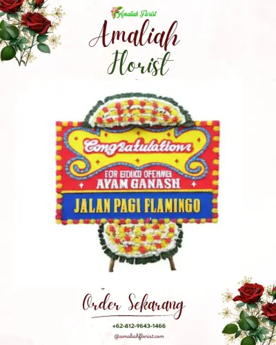 Bunga Papan Congratulation di Tanjung Benoa